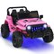 12V Kids Ride-on Jeep Car with 2.4 G Remote Control and LED Light Effects